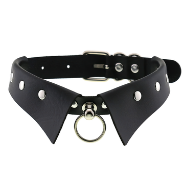 Colorful Punk PU Leather Choker Necklace / Female Halloween Neck Jewelry Accessories - EVE's SECRETS